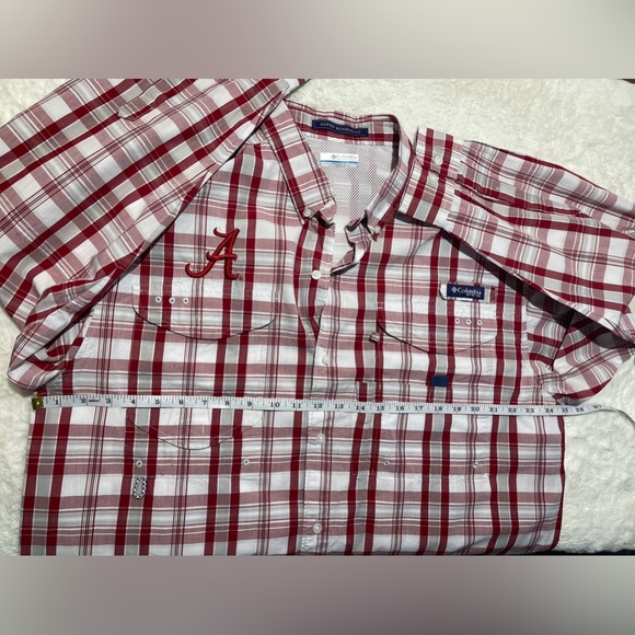 Columbia PFG Omni-Shade super bonehead size large crimson, white & gray - Picture 5 of 7